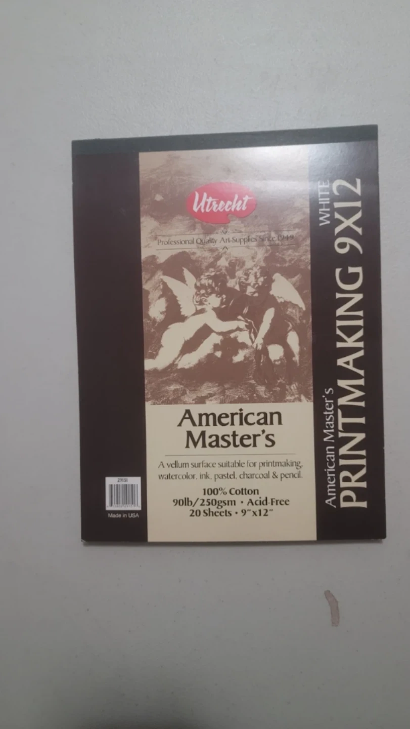 Utrecht American Master's Printmaking Paper 9"x12"