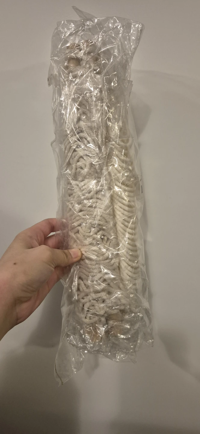 Macrame Wall Hanging Hair Accessory Organizer - photo 2