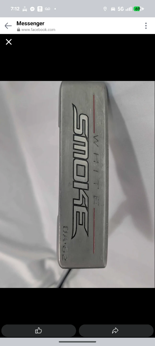 TaylorMade Smoke White DA 62 Putter