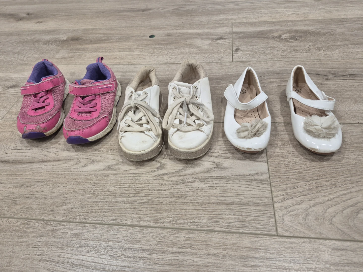 3x Size 10 Girls Shoes