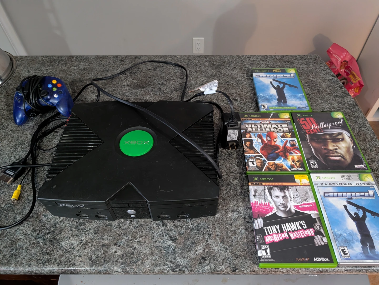 Original Xbox Console Bundle with 5 Games and Controller - photo 3