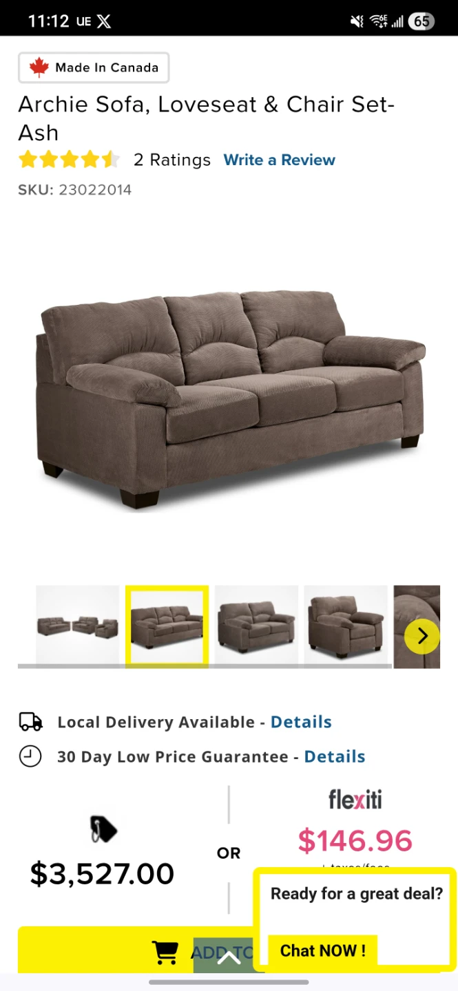 Move out Sale Ash Sofa - photo 4