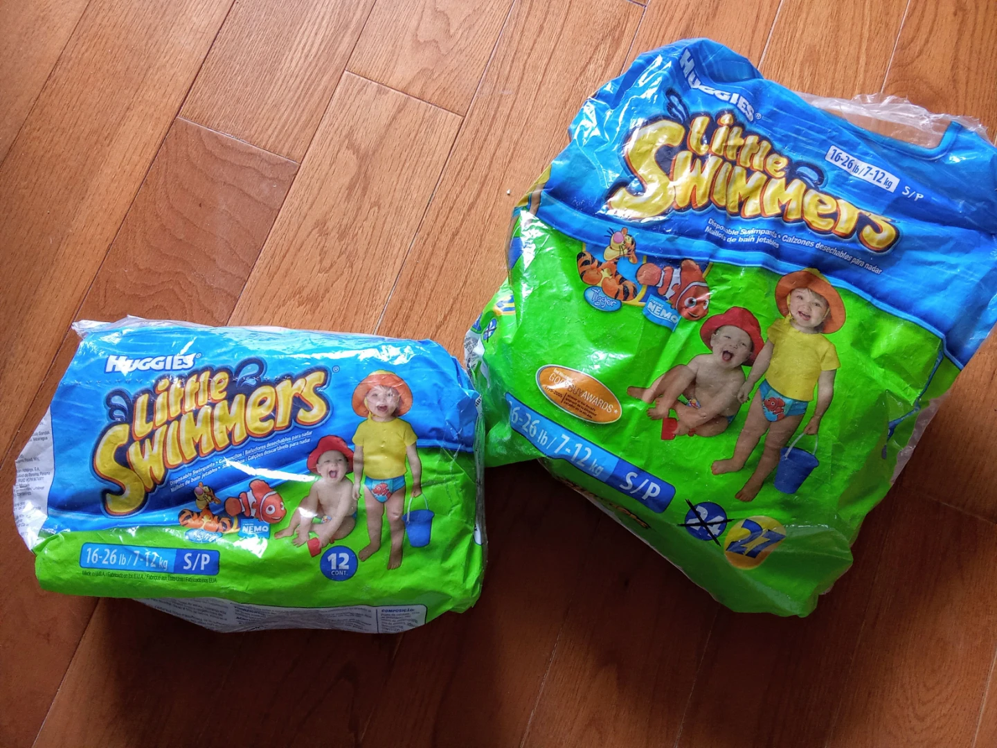 Huggies Little Swimmers S/P (16-26 lbs) 15 pieces