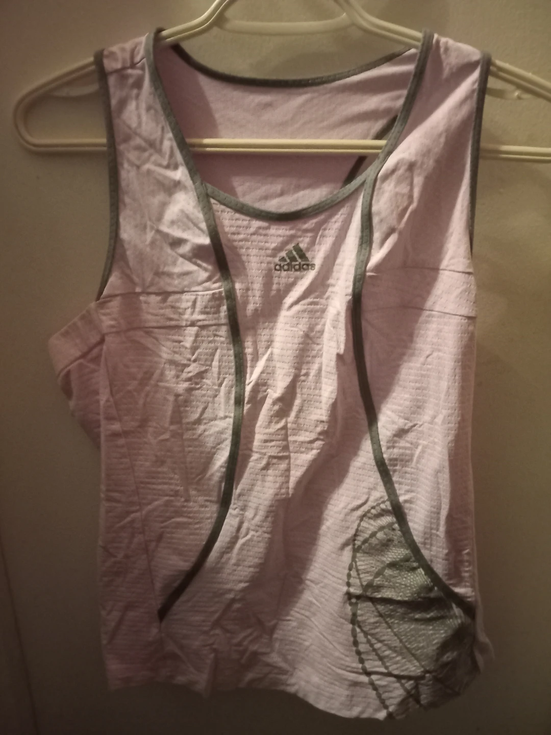 Adidas Pink Athletic Tank Top - Medium