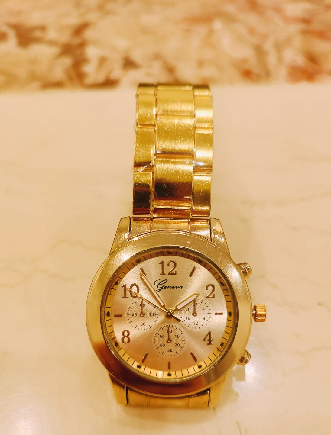 Gold Tone Chronograph Watch - photo 2