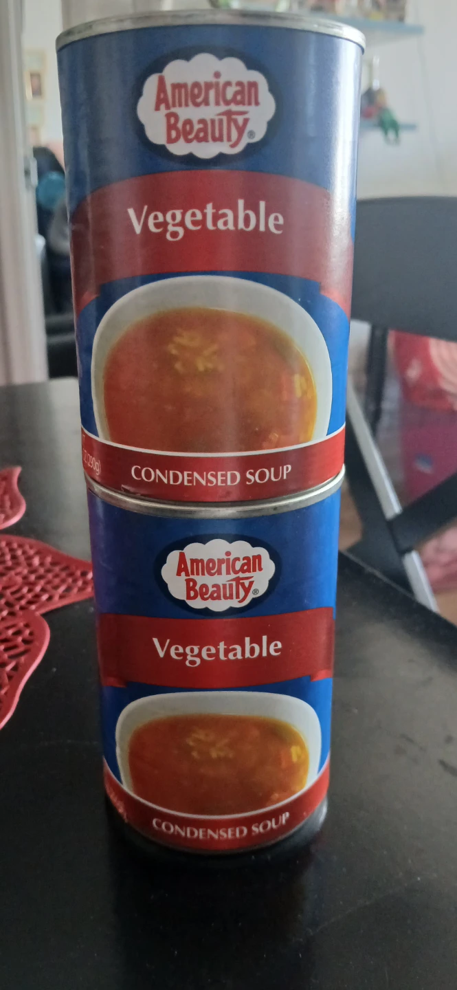 American Beauty Vegetable Condensed Soup (2 Cans)