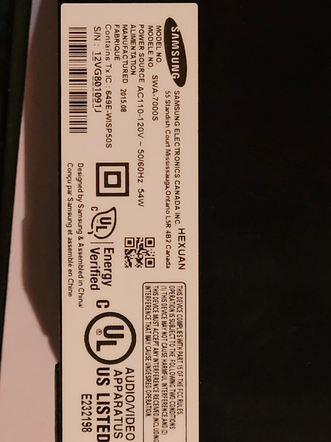 Samsung 5.1 Channel Soundbar System - photo 2