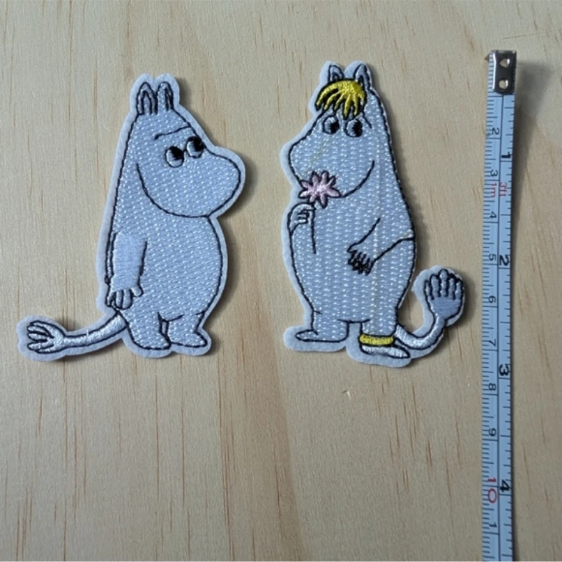 Moomin Patches Moomintroll Snorkmaiden embroidered patches - photo 2