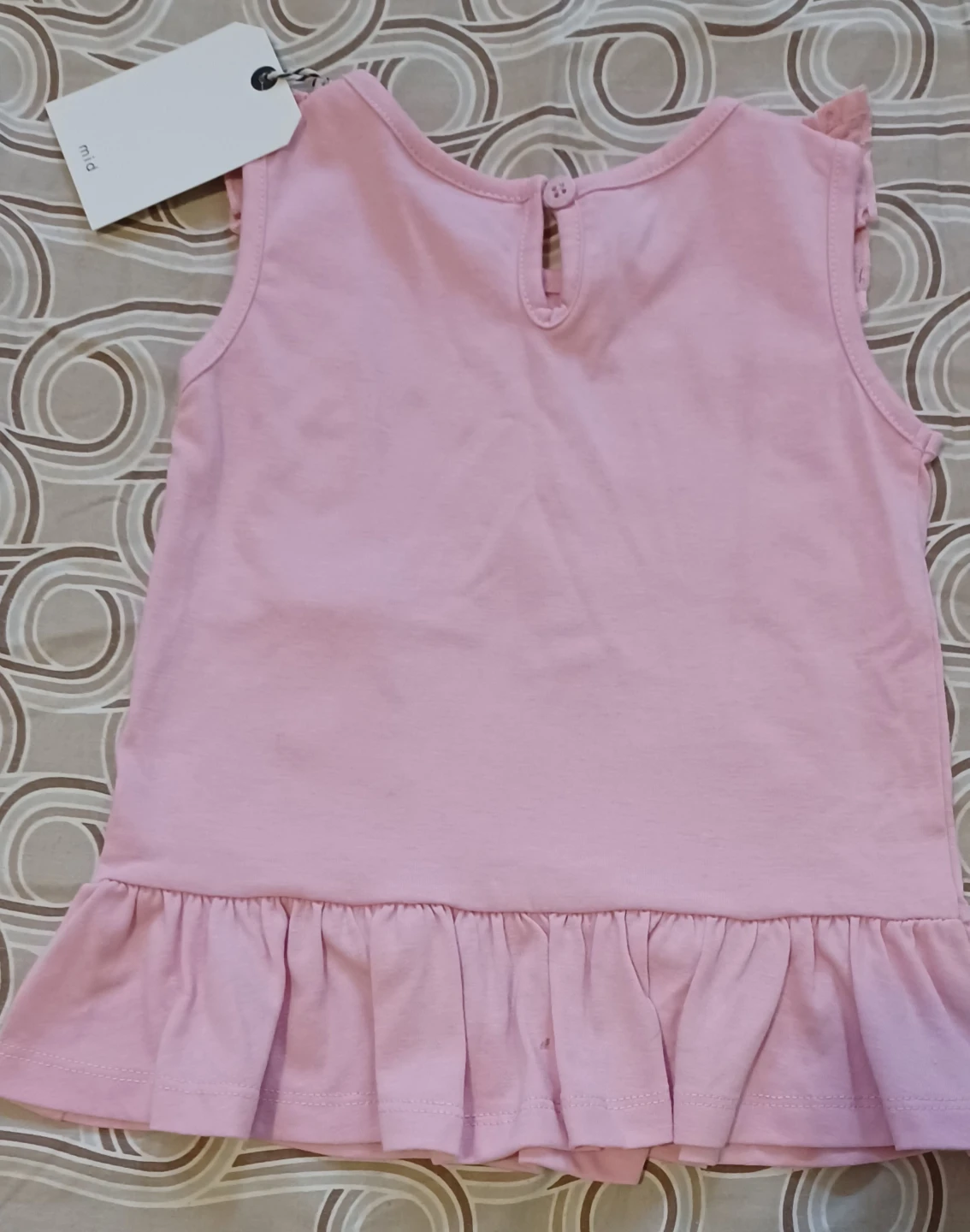 Pink Toddler Girl's Ruffle Dress - Size Medium - photo 4