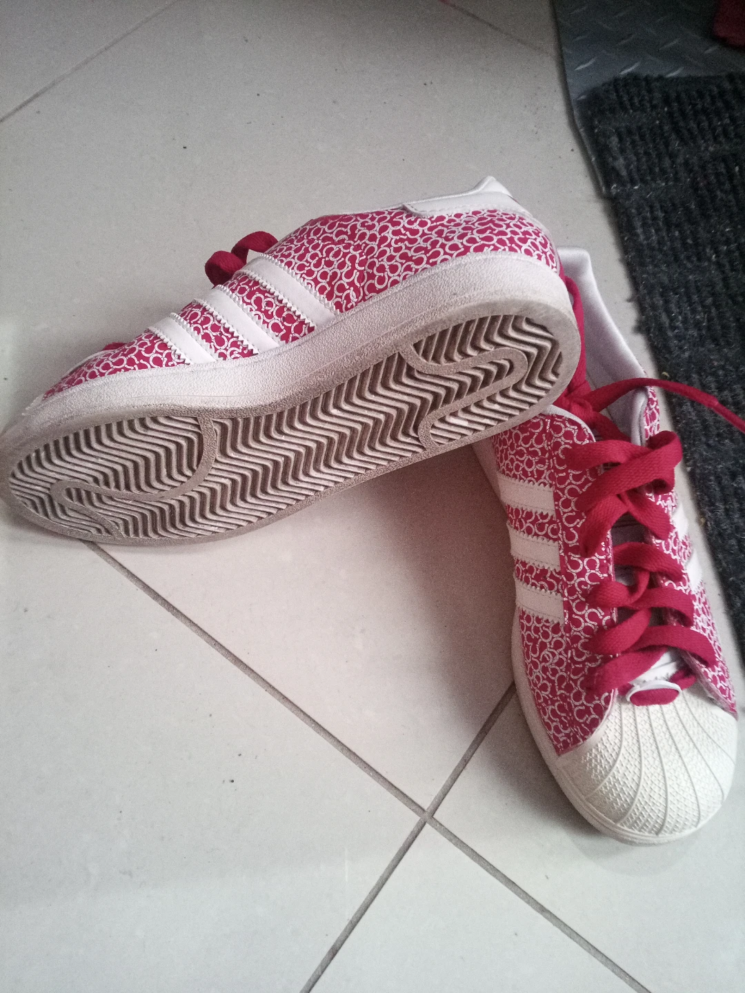 Adidas Superstar Pink Sneakers us6.5
