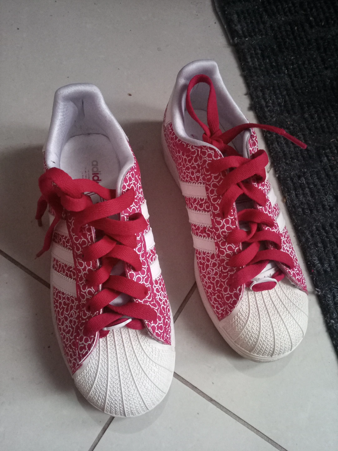 Adidas Superstar Pink Sneakers us6.5 - photo 2
