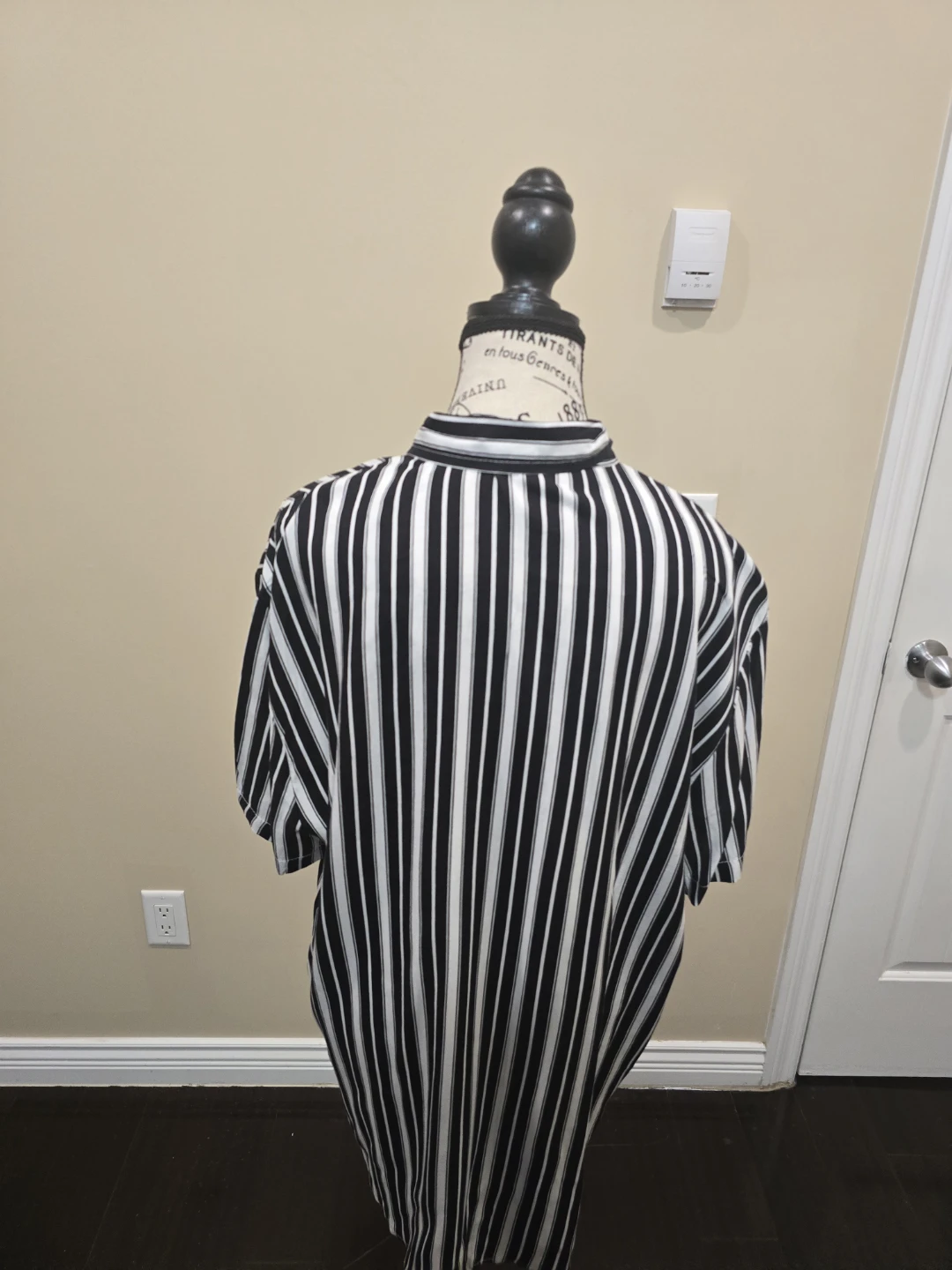 Men's Striped Short Sleeve Button-Up Shirt - photo 2