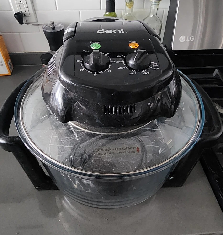 Deni 10.4 Quart Glass Airfryer/  Convection Oven