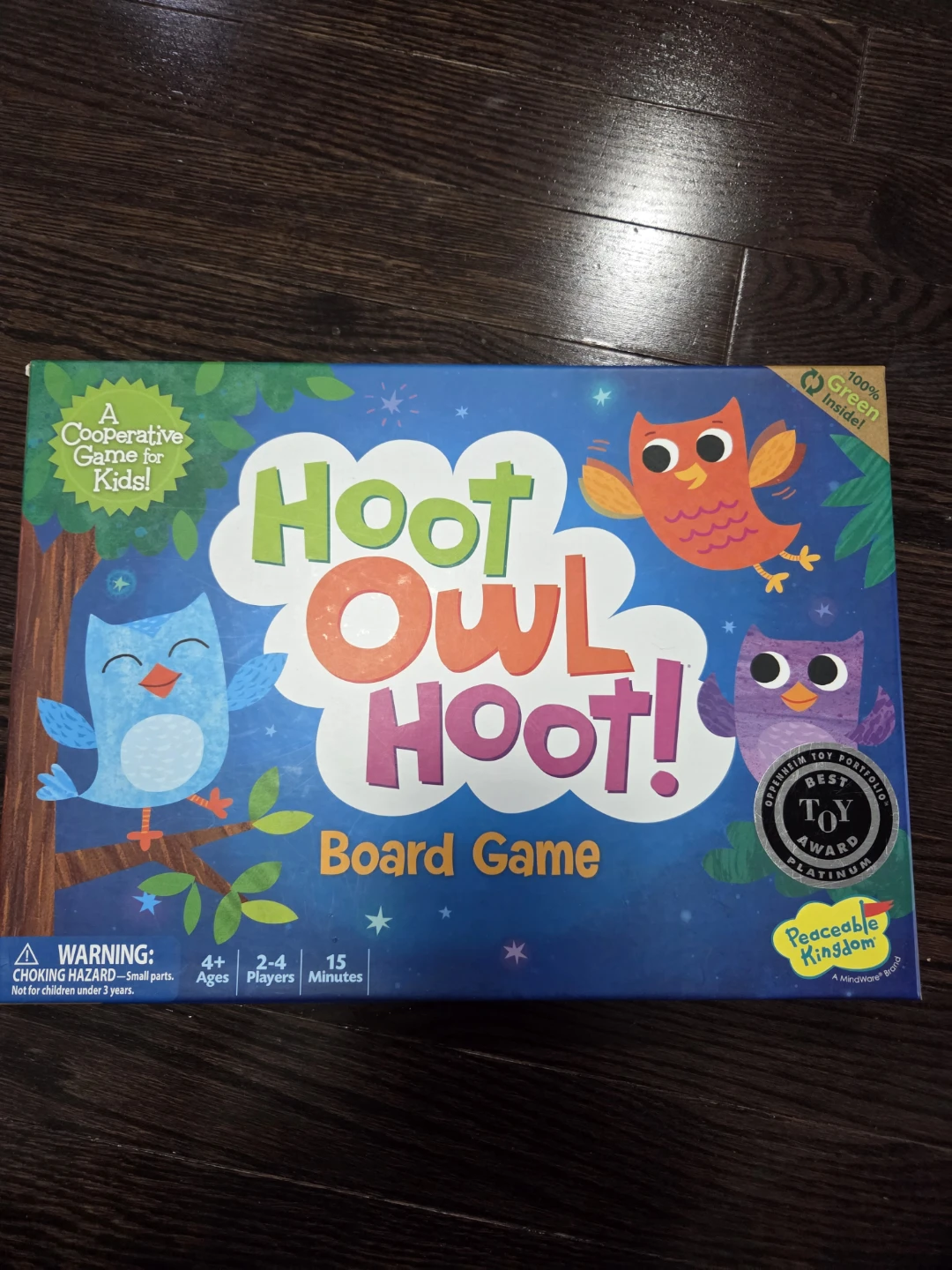 Kid Board Game - Hoot Owl Hoot! Board Game