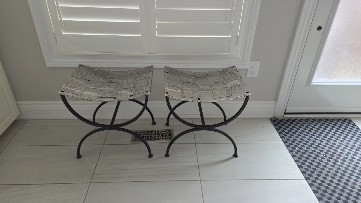 Pair of Decorative Ottomans