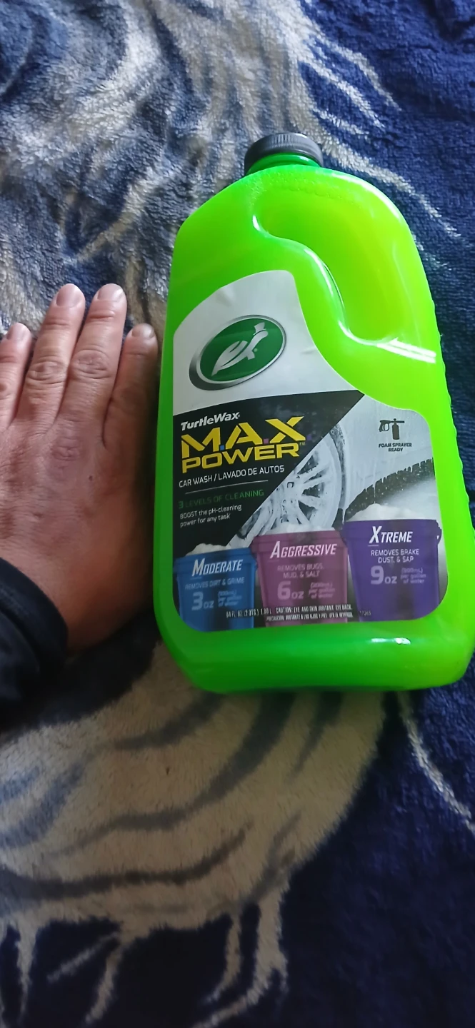 Turtle Wax Max Power Car Wash - 64 oz