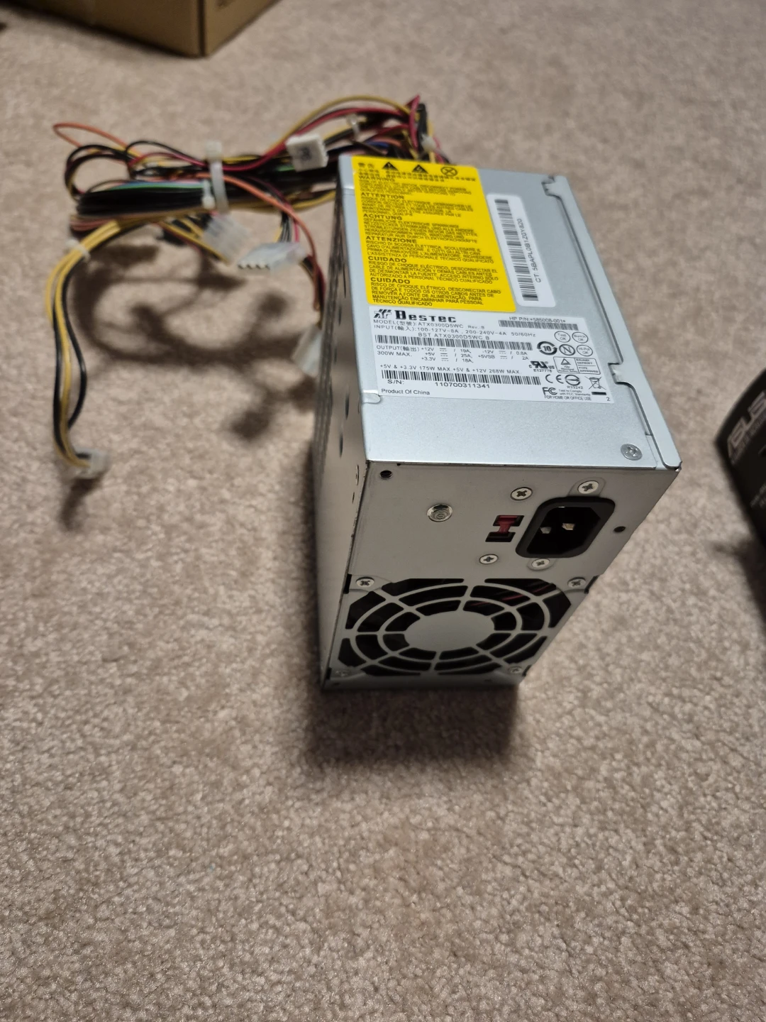 Bestec ATX Power Supply 300W for computer tower