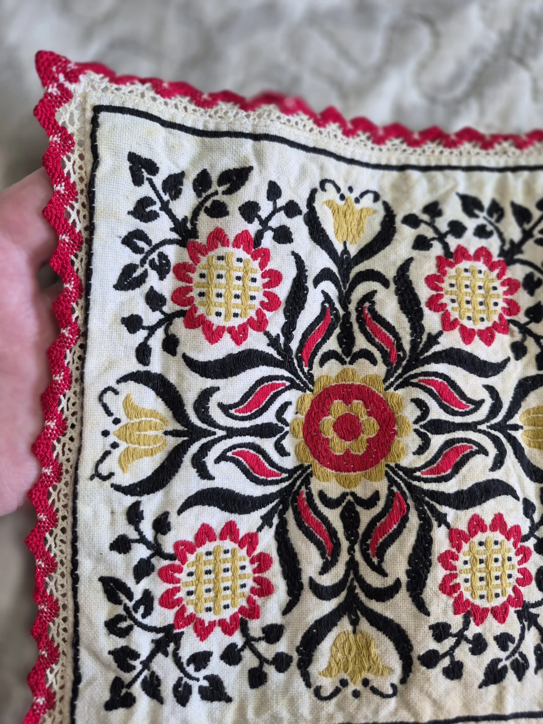 Beautiful Vintage Traditional Suzani-style Uzbekistan Embroidery - photo 2
