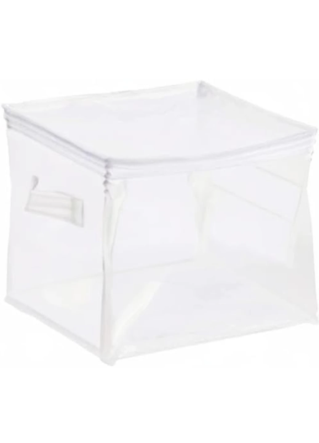 Clear Storage Boxes with Zippers (Set of 3) - photo 5