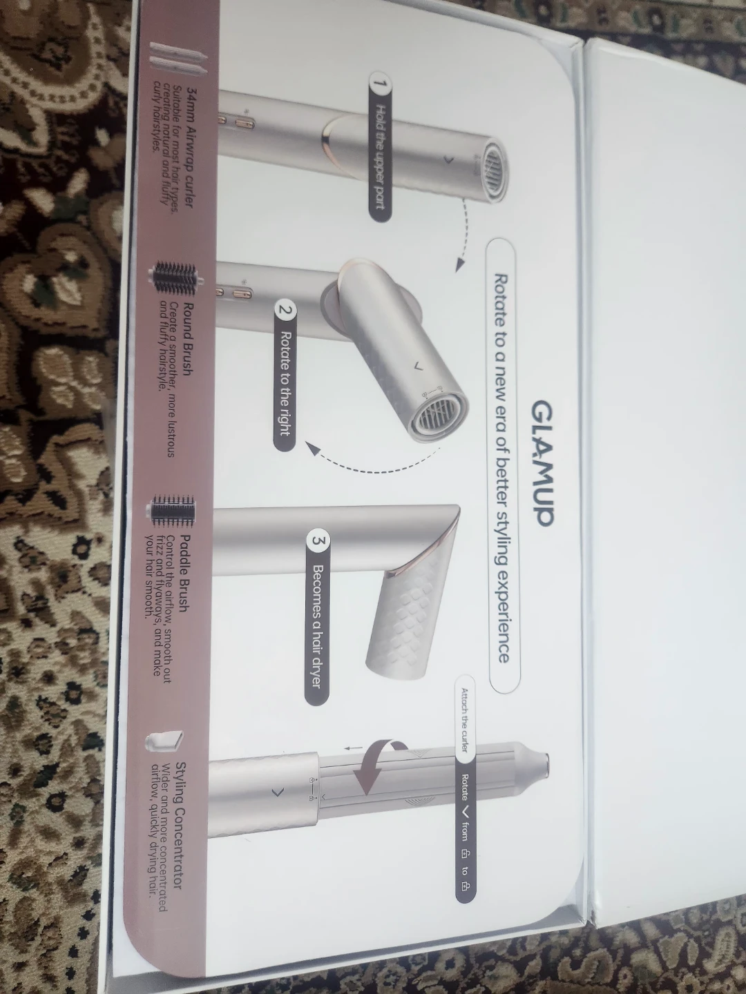 GLAM UP Beauty Wand Hot Air Brush Set - photo 4