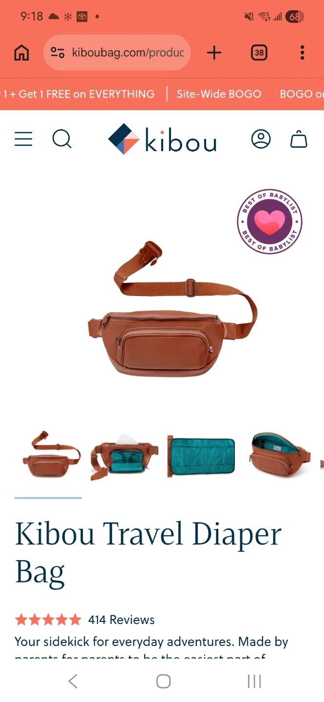 Kibou Travel Diaper Bag - photo 3