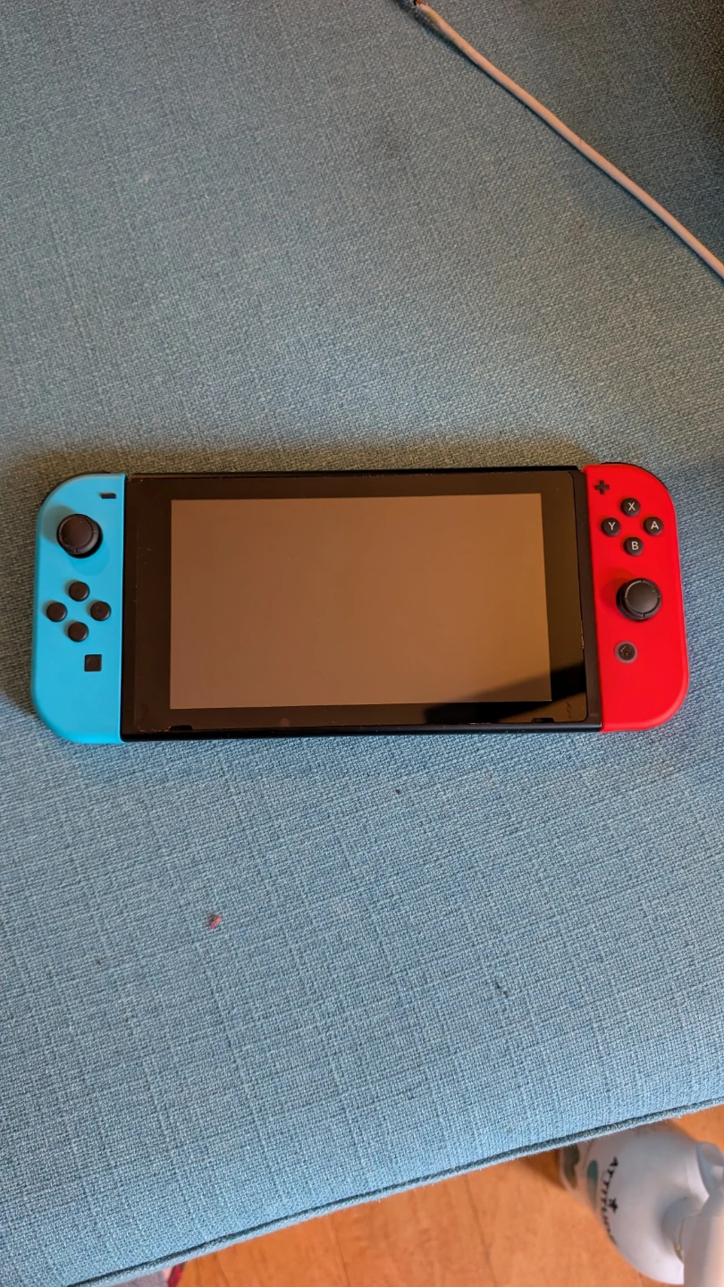 Nintendo Switch Console with Neon Red and Blue Joy-Cons - photo 2