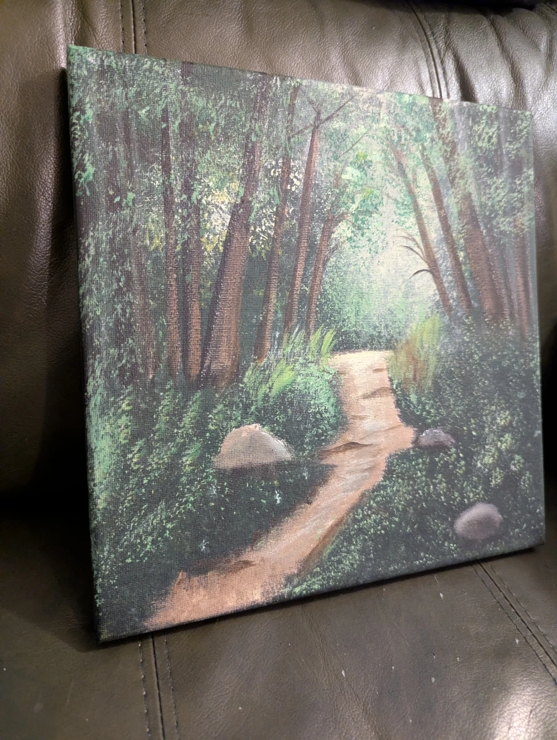 Forest Path Landscape Painting