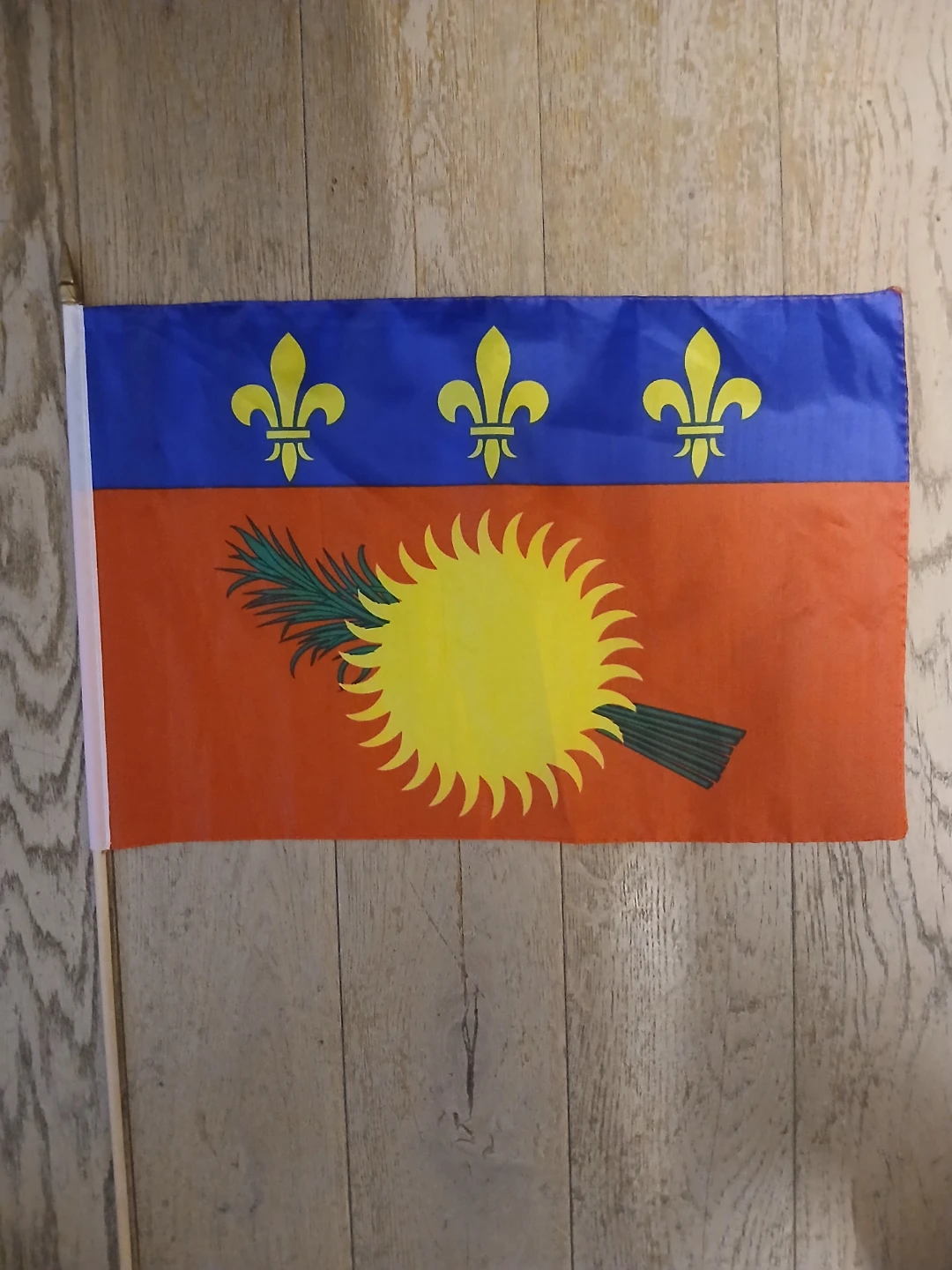 Guadeloupe Flag Handheld Stick - photo 2