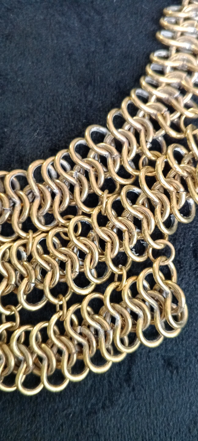 Vintage 🔥 Gold-tone Statement Necklace - photo 2
