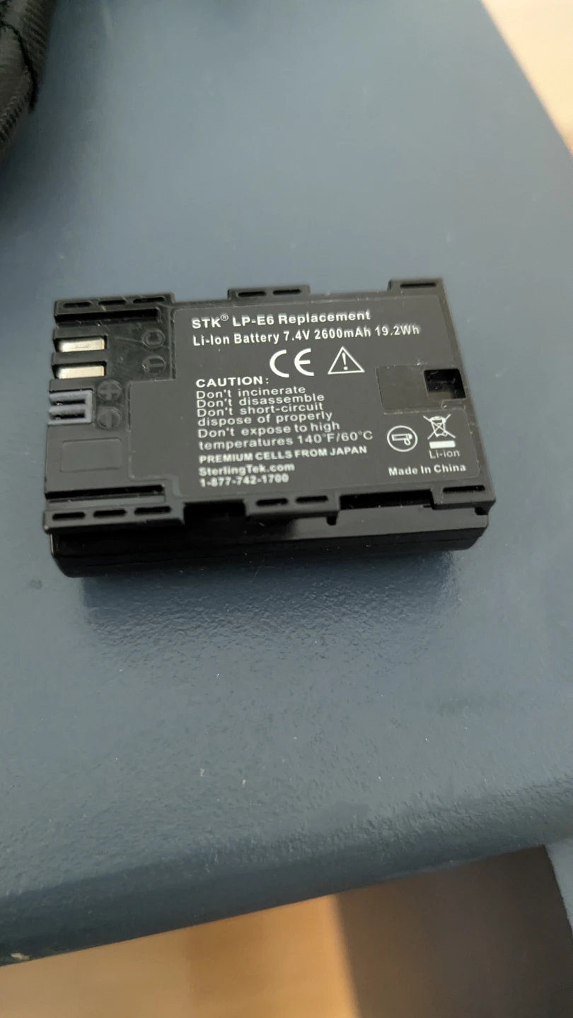 STK LP-E6 Li-Ion Battery Pack 7.4V 2600mAh - photo 2