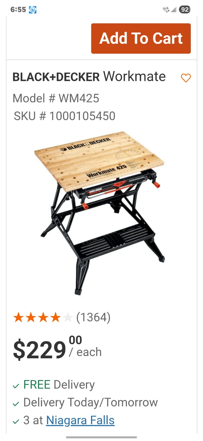 BLACK+DECKER Workmate Plus WM425 Workstation - photo 2