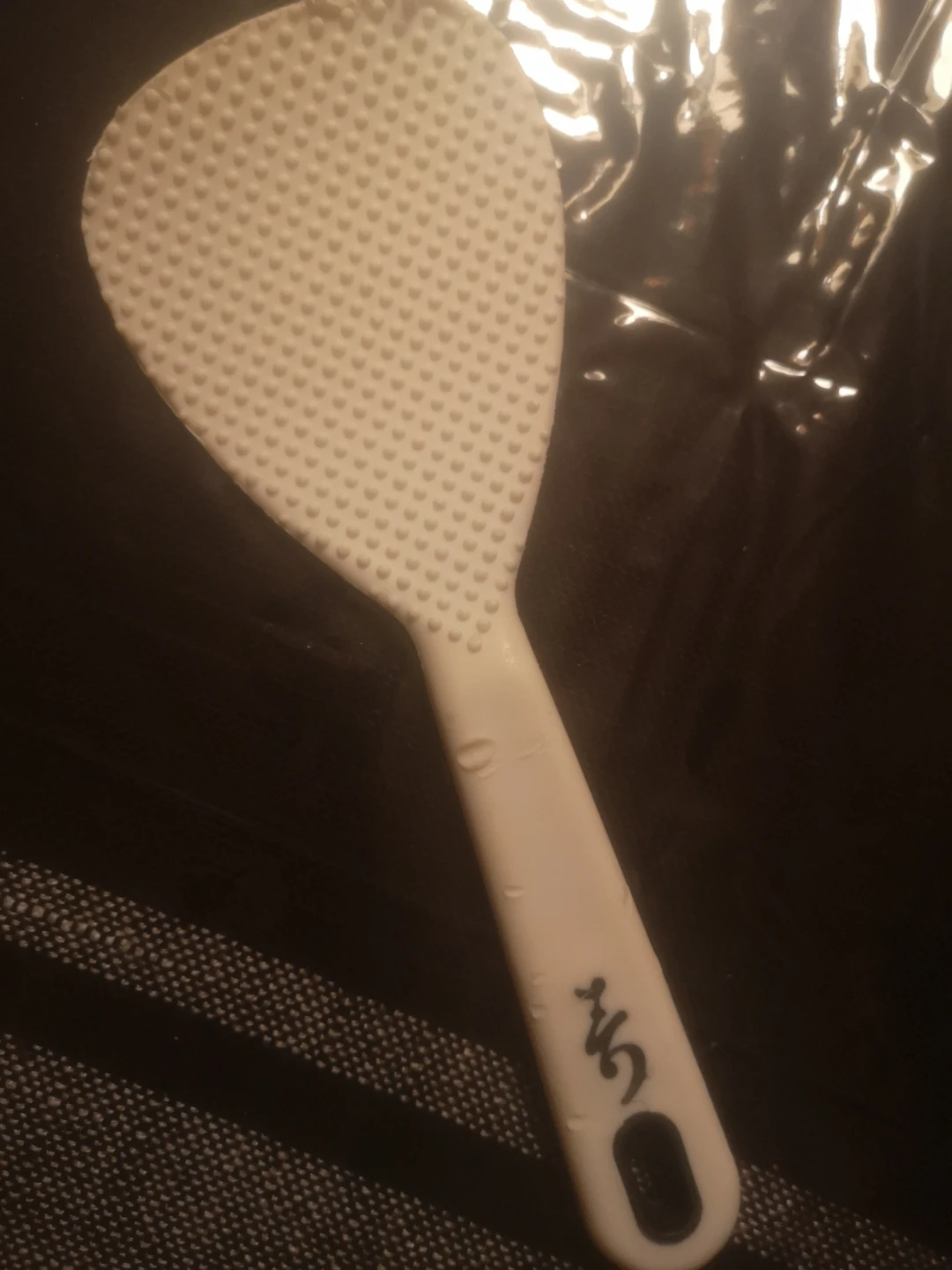 White Rice Paddle Spoon