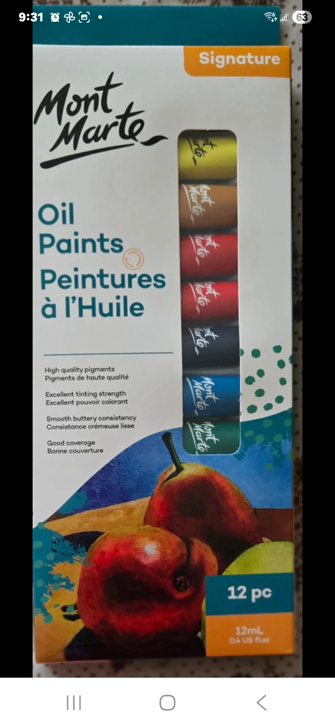 Mont Marte Signature Oil Paints Set - 12 x 12mL Tubes - photo 2
