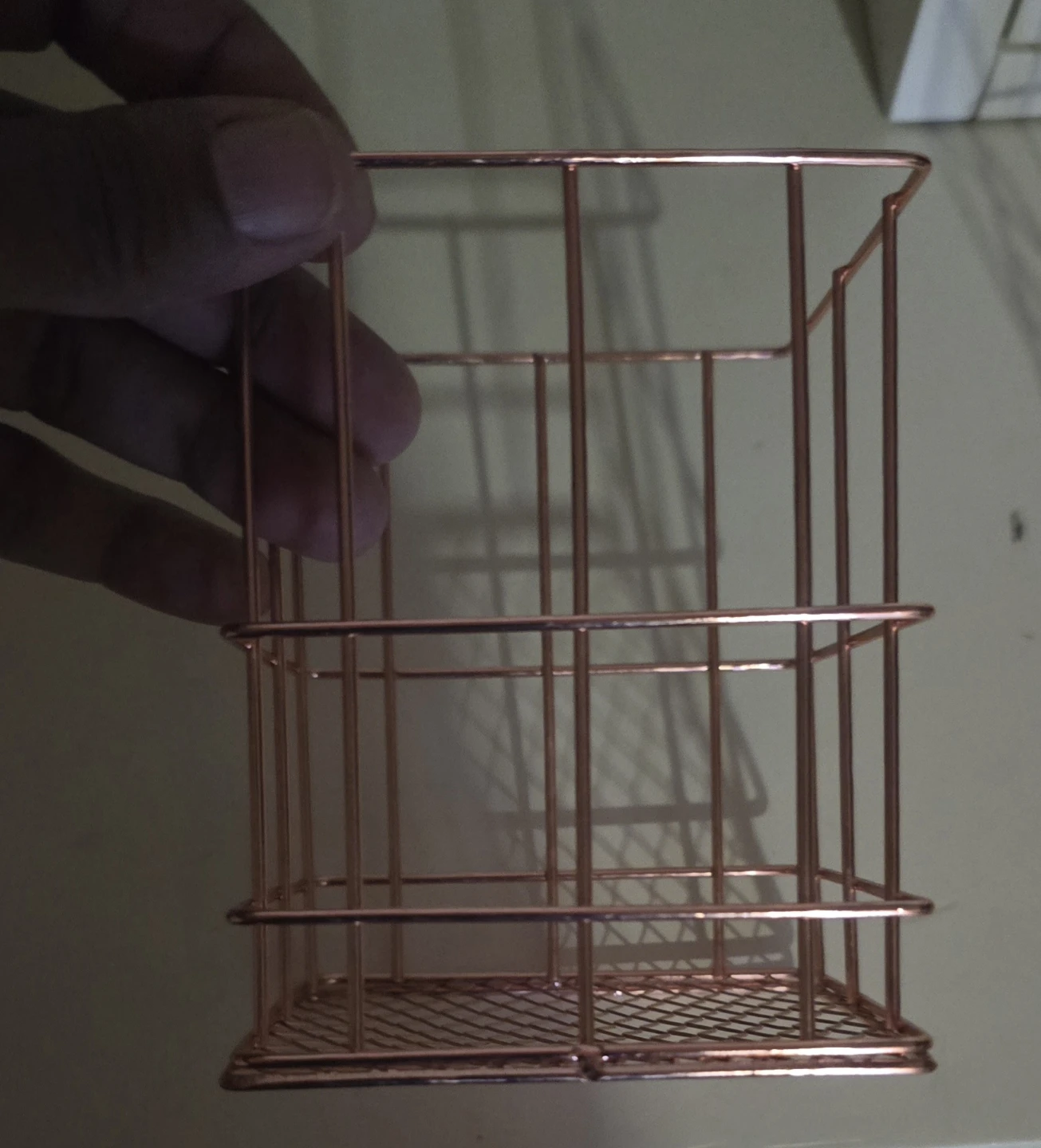 Copper Wire Storage Baskets (Set of 2) - photo 2