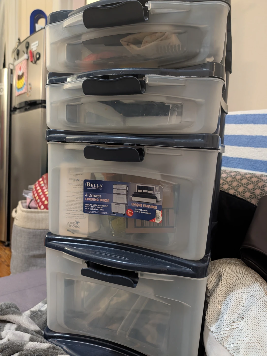 BELLA 4 Drawer Storage Chest