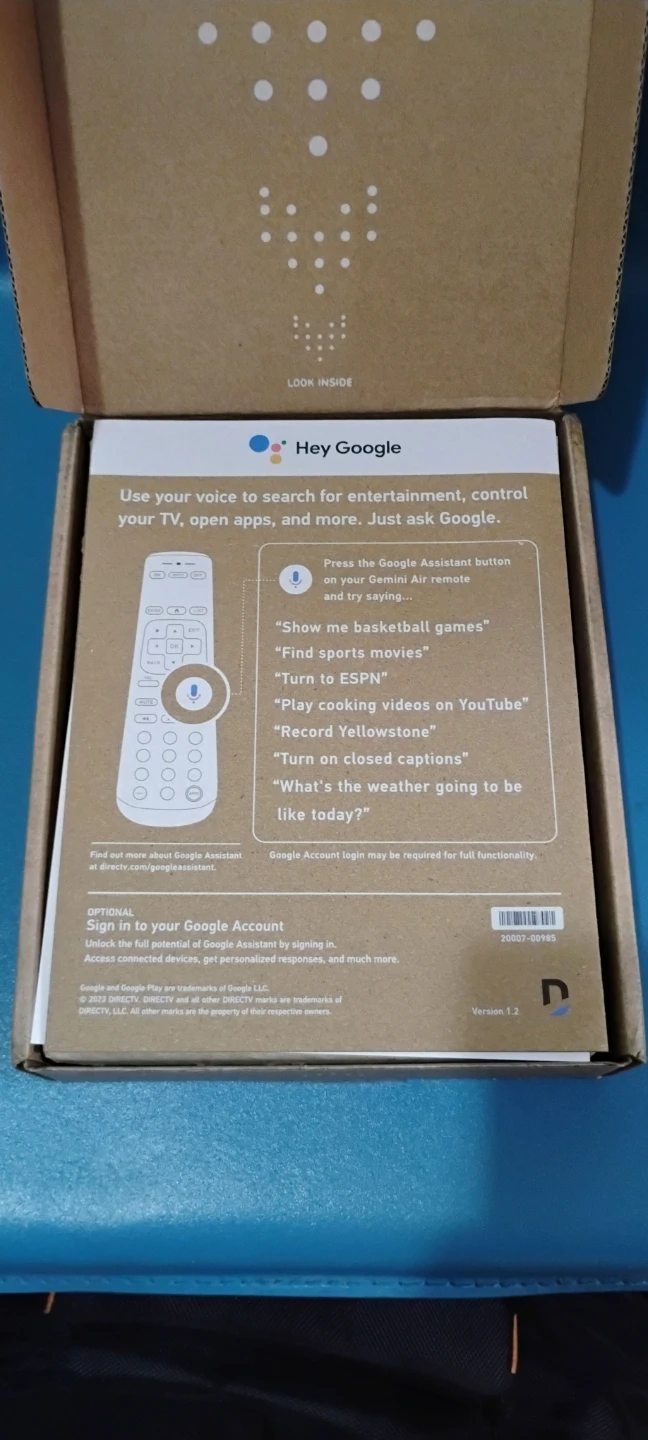 DIRECTV Gemini Air Setup Guide with Remote and Streaming Device - photo 3