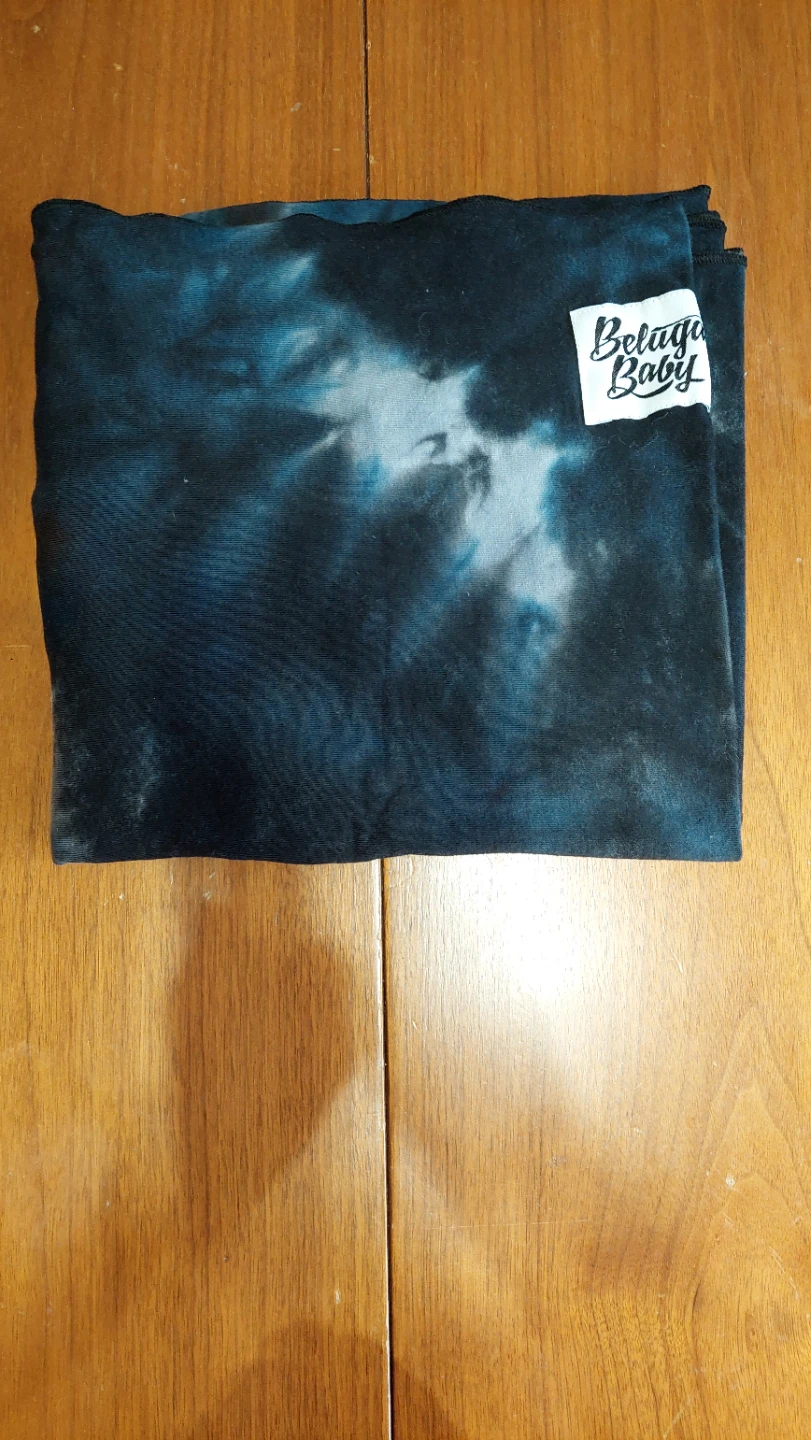 Beluga Baby Saga Wrap - Ocean Blue Tie-Dye - photo 2