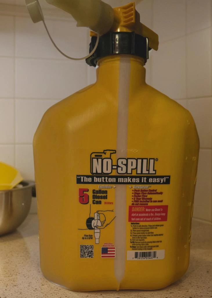 NO-SPILL 5 Gallon Gas & Diesel Can - photo 4