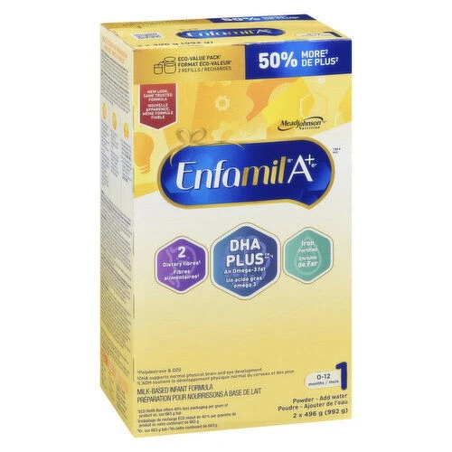 Enfamil A+ Infant Formula Powder 2 x 496g