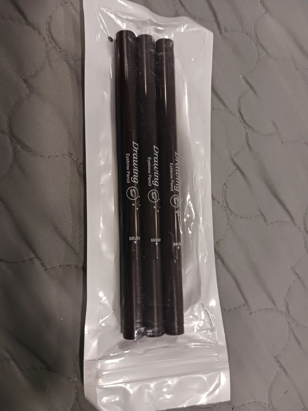 2 packet Drawing Eyebrow Pencils with Brush & Razor - Set of 3