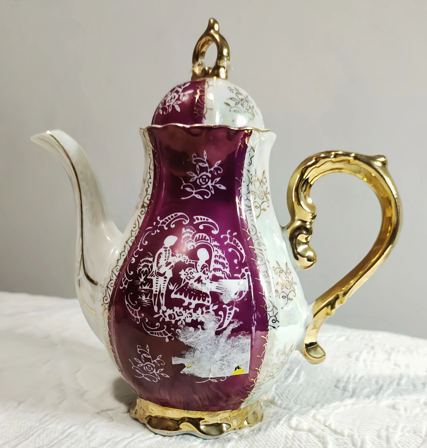 Elbro Hand Decorated Teapot