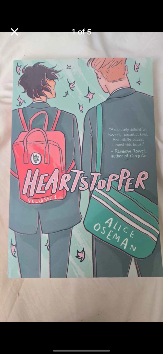 Heartstopper Graphic Novels Volumes 1-4 by Alice Oseman - photo 2
