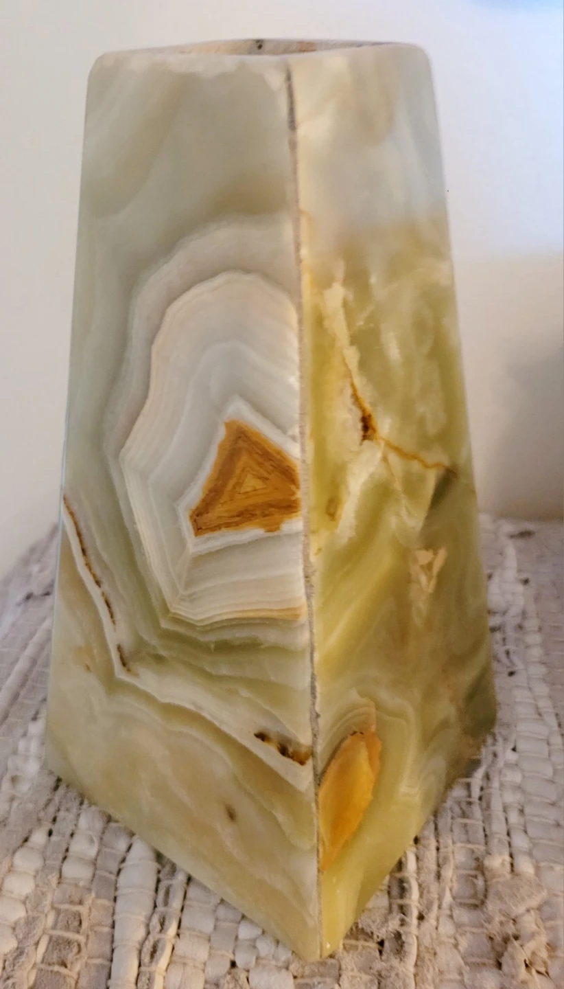 Green Onyx Stone Vase - photo 4
