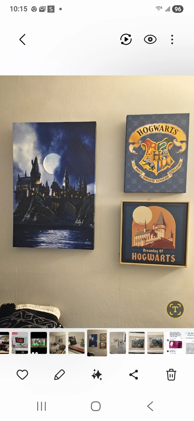 Hogwarts Canvas Art & Sign Set