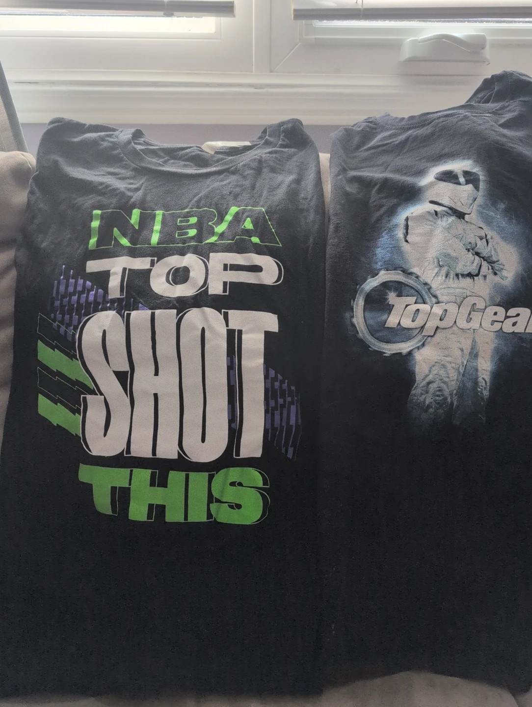 Lot of 2 T-shirts: NBA Top Shot & Top Gear