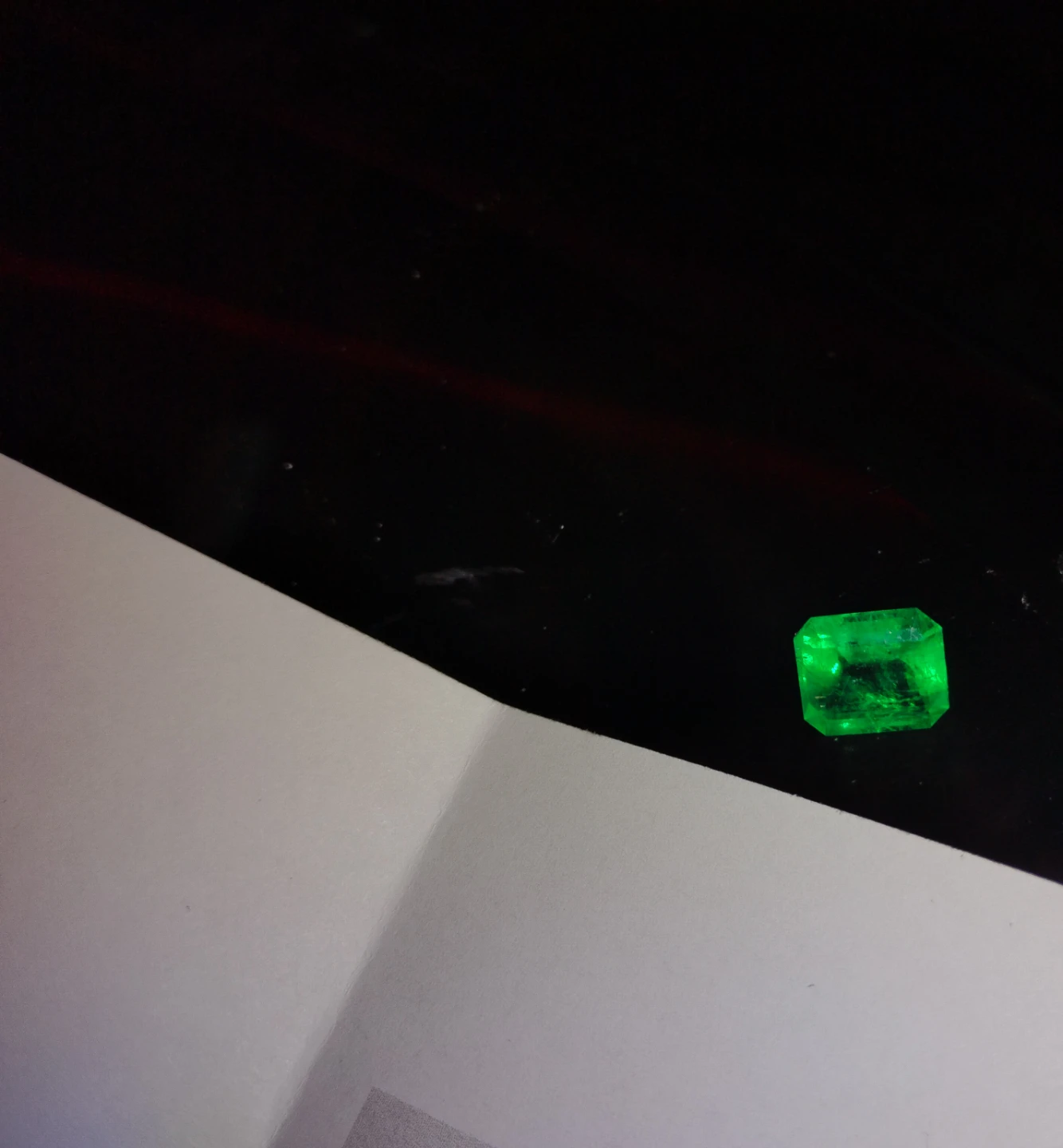 Natural Emerald Cut Gemstone - photo 4