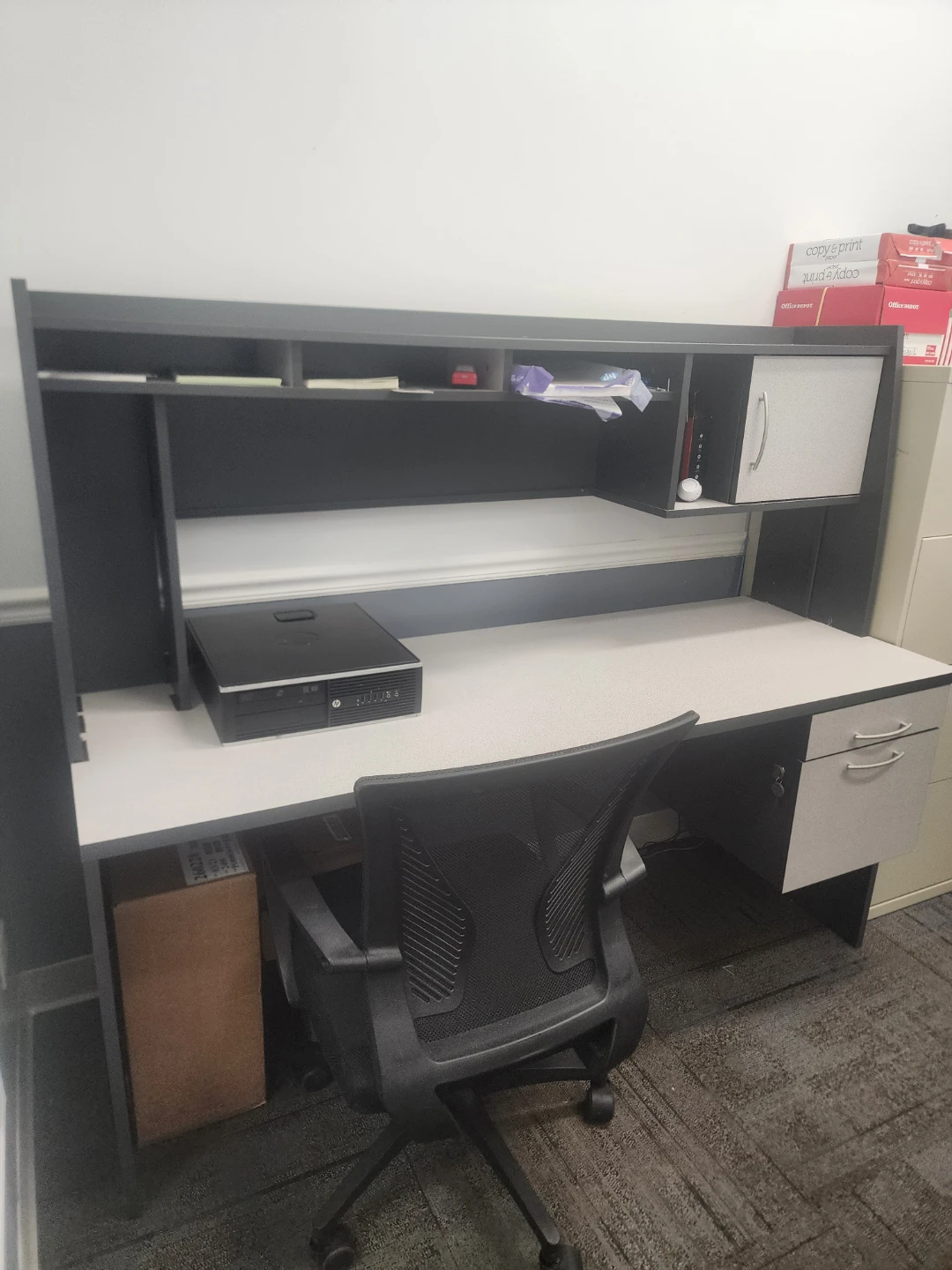 Office Desk with Hutch and Chair