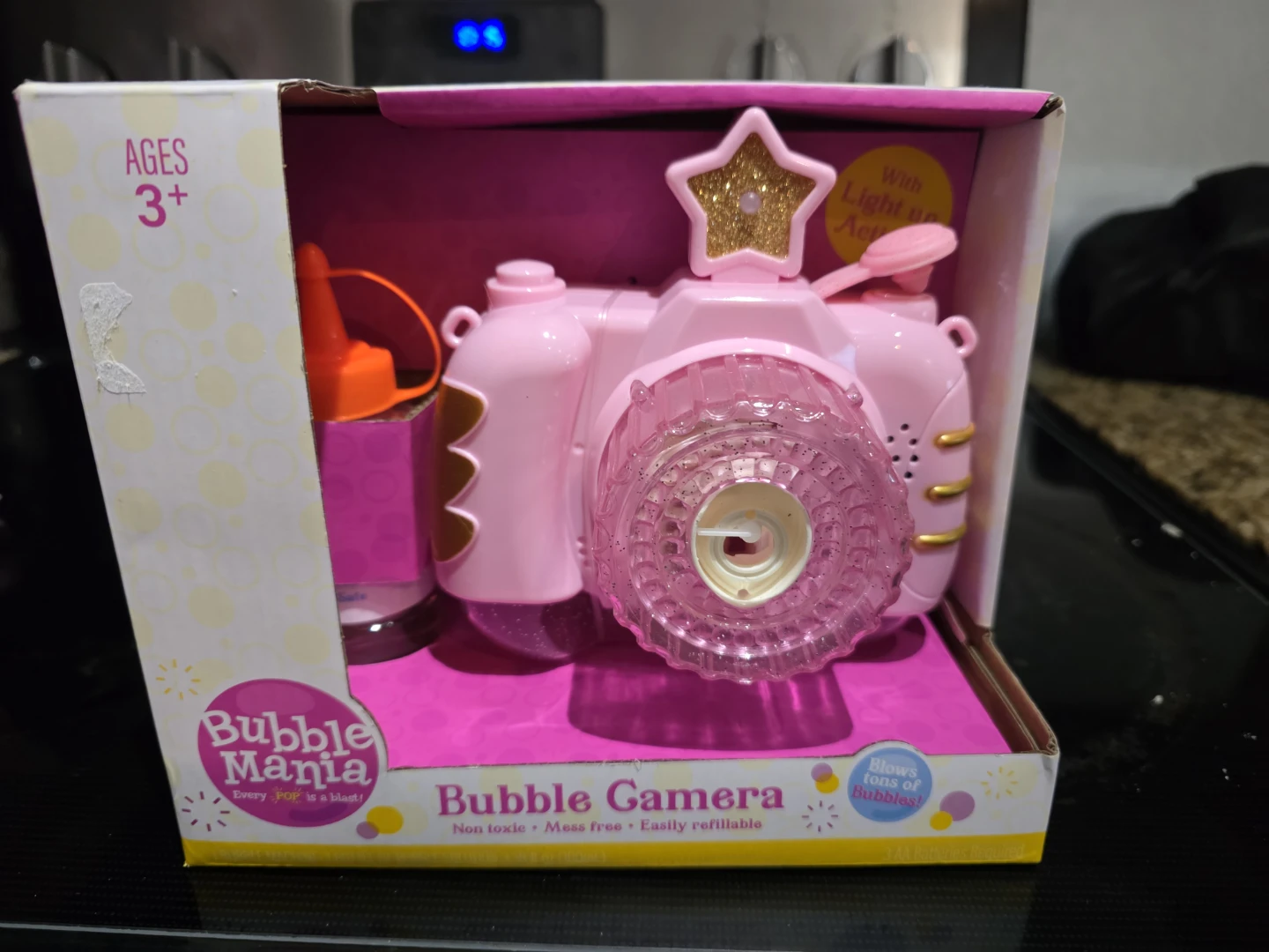 Brand new Bubble Mania Pink Bubble Camera