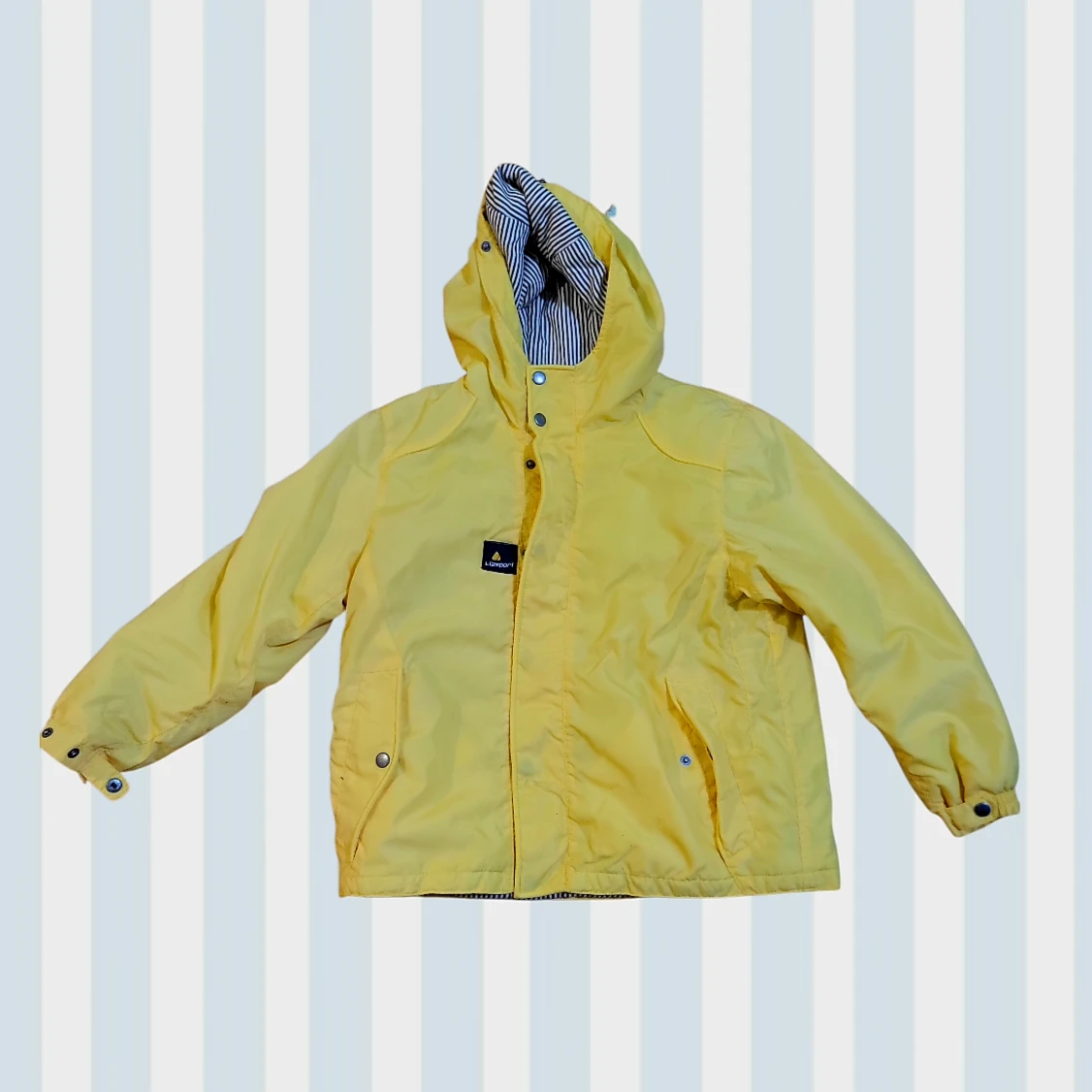 Lands' End Yellow Hooded Jacket