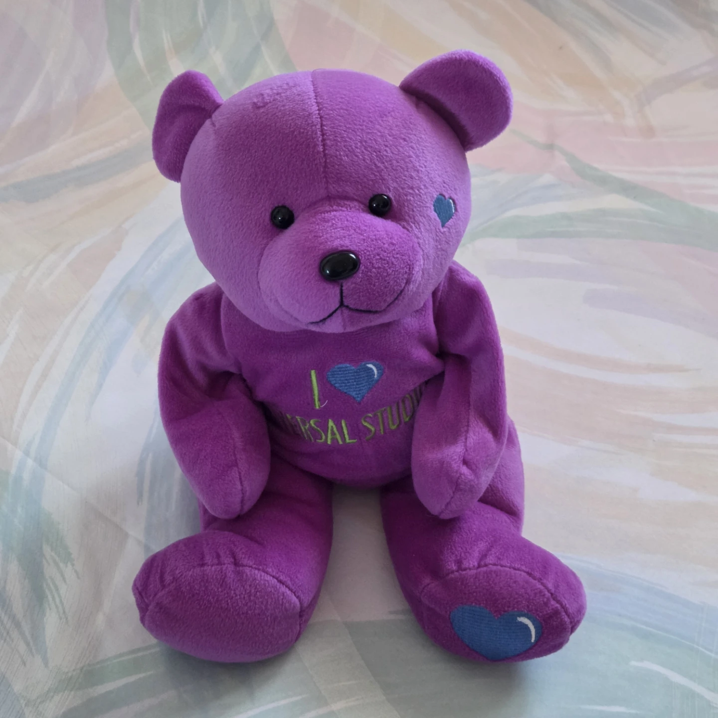 Purple Universal Studios Teddy Bear